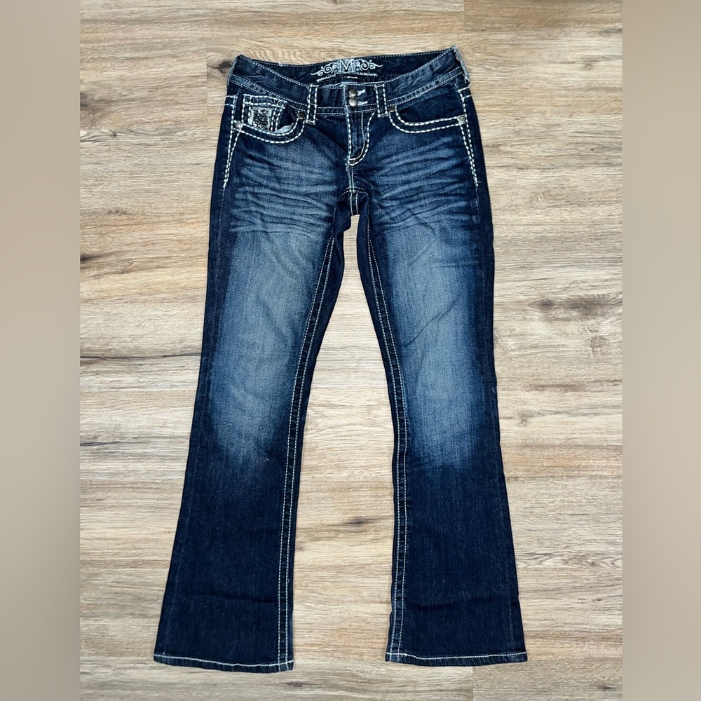 Maurices Dark Indigo Boot Cut Jeans